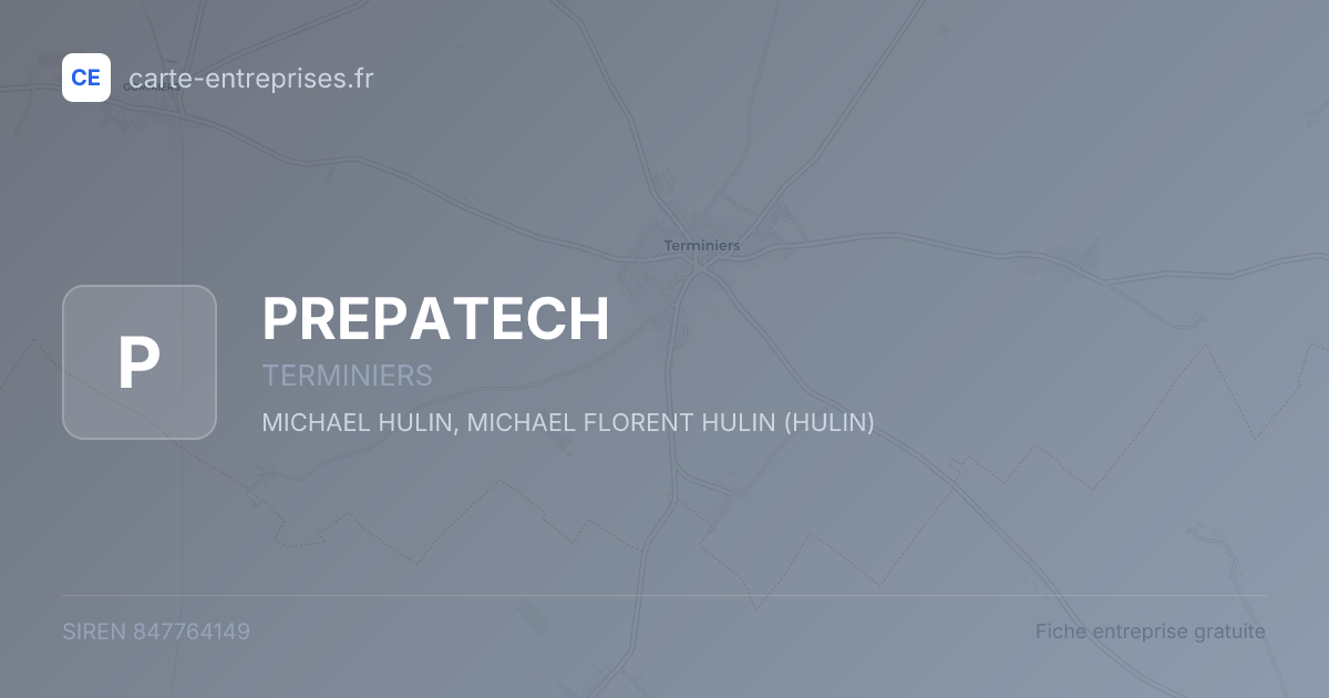 PREPATECH — 847764149 — fiche entreprise