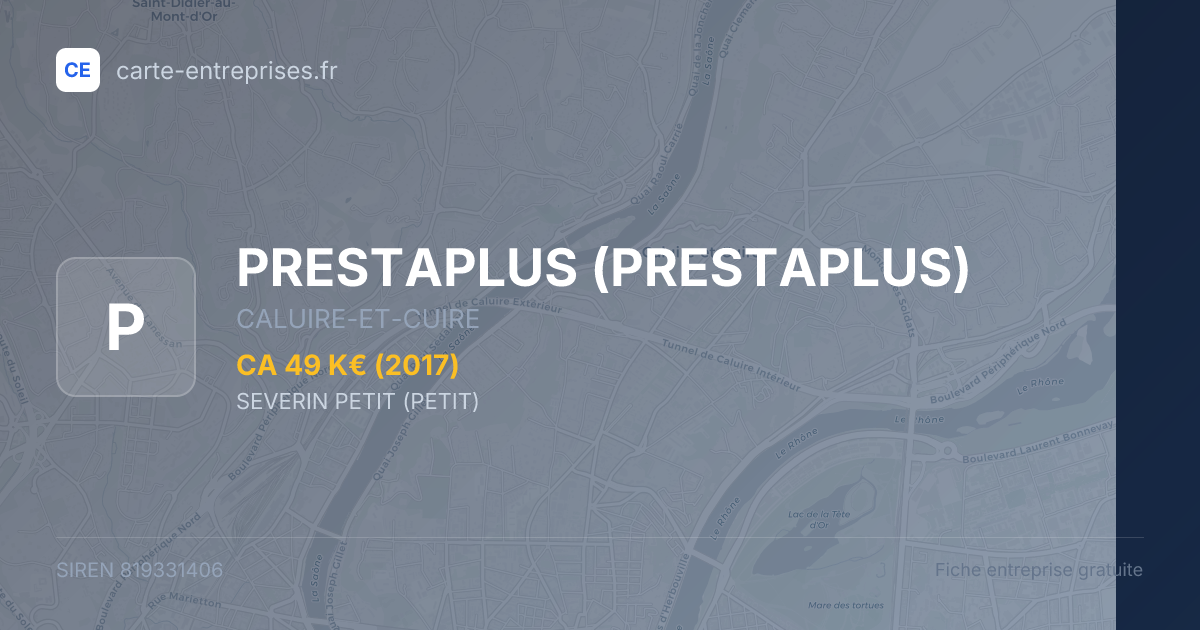 PRESTAPLUS — 819331406 — fiche entreprise