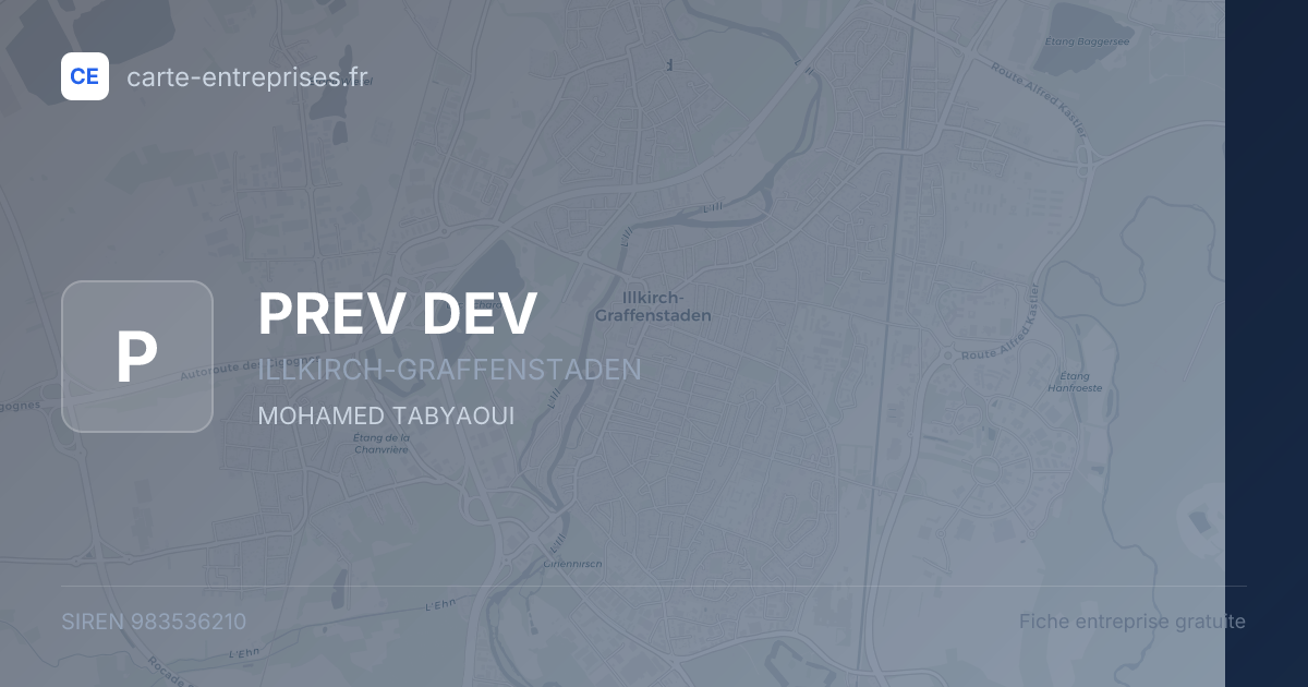 PREV DEV — 983536210 — fiche entreprise