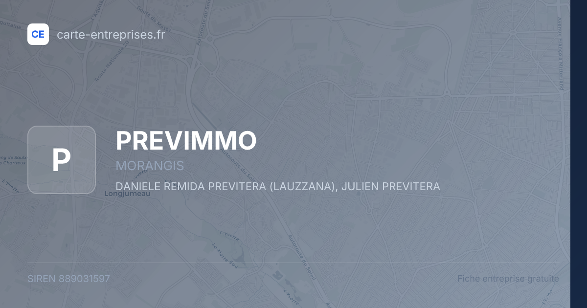 PREVIMMO — 889031597 — fiche entreprise
