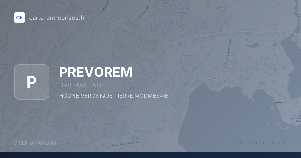 PREVOREM — 877652818 — fiche entreprise