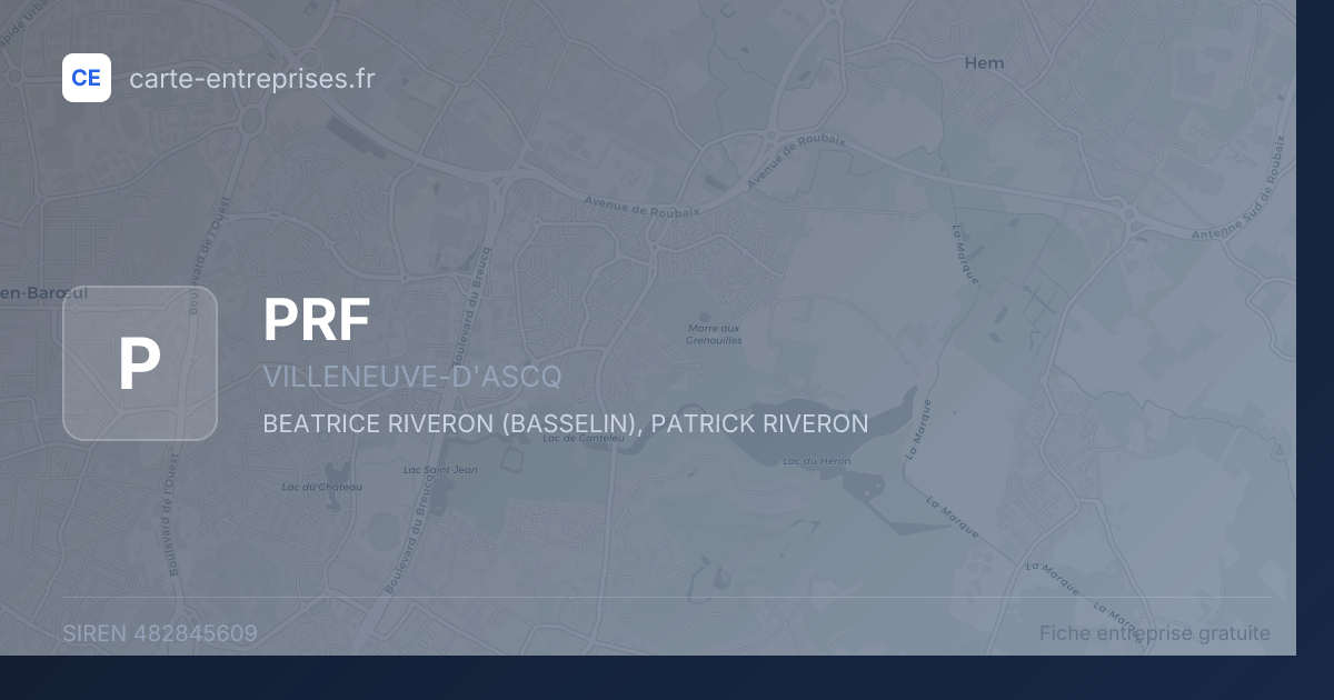 PRF — 482845609 — fiche entreprise
