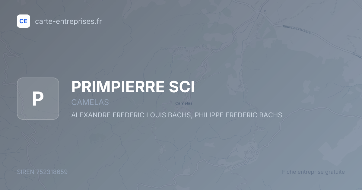 PRIMPIERRE SCI — 752318659 — fiche entreprise