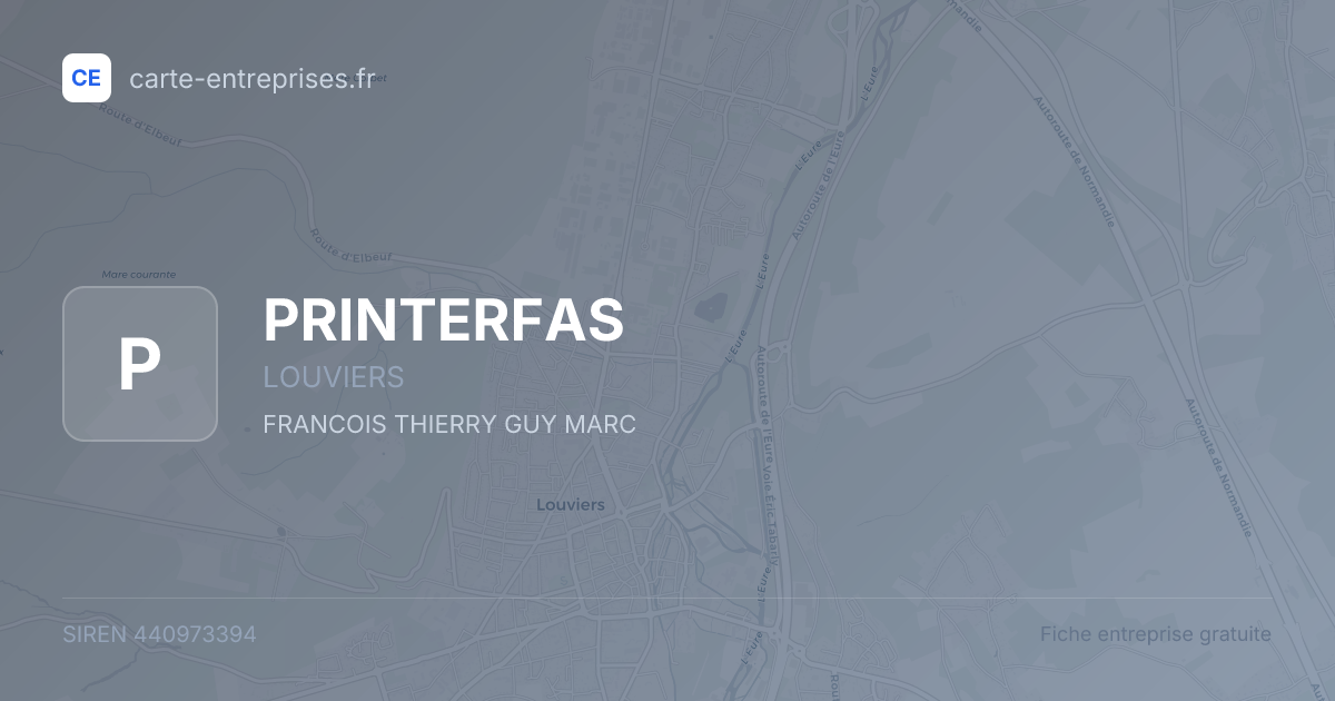 PRINTERFAS — 440973394 — fiche entreprise