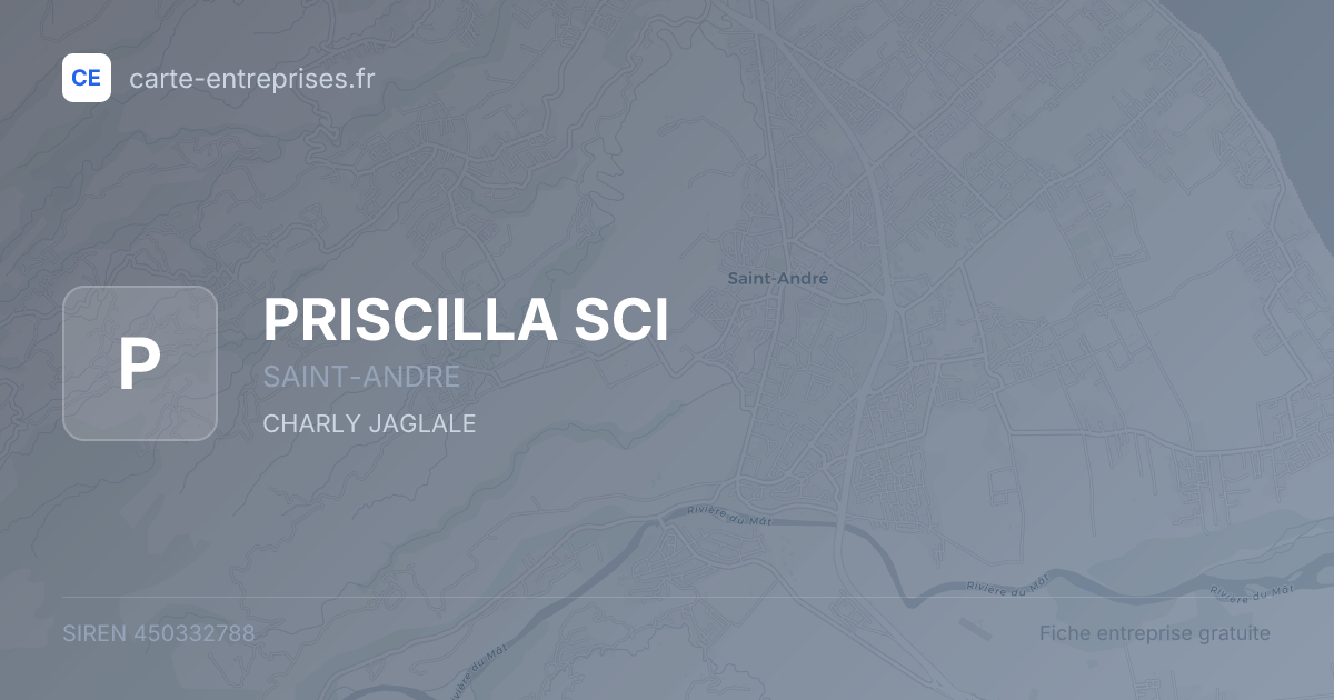 PRISCILLA SCI — 450332788 — fiche entreprise