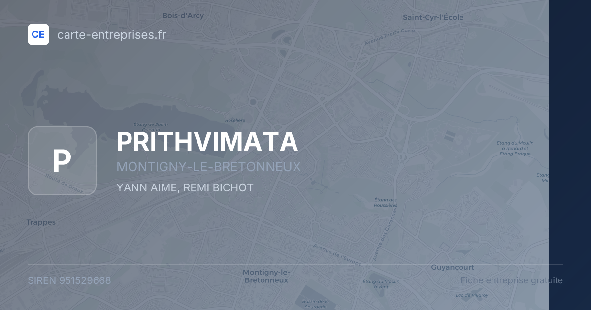 PRITHVIMATA — 951529668 — fiche entreprise