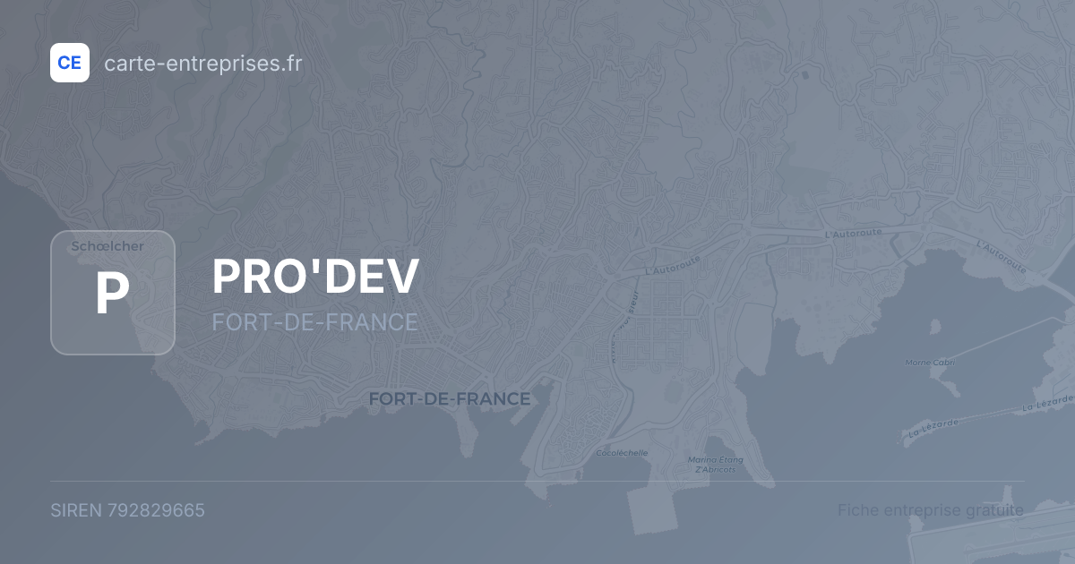 PRO'DEV — 792829665 — fiche entreprise