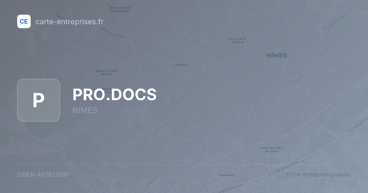 PRO.DOCS — 487923591 — fiche entreprise