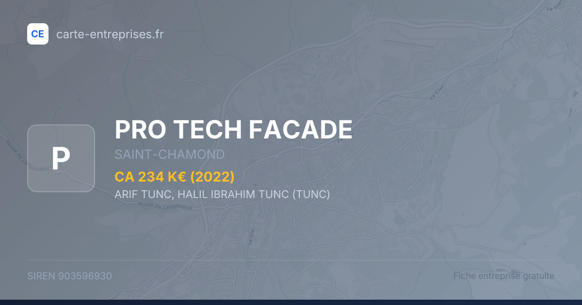 PRO TECH FACADE — 903596930 — fiche entreprise