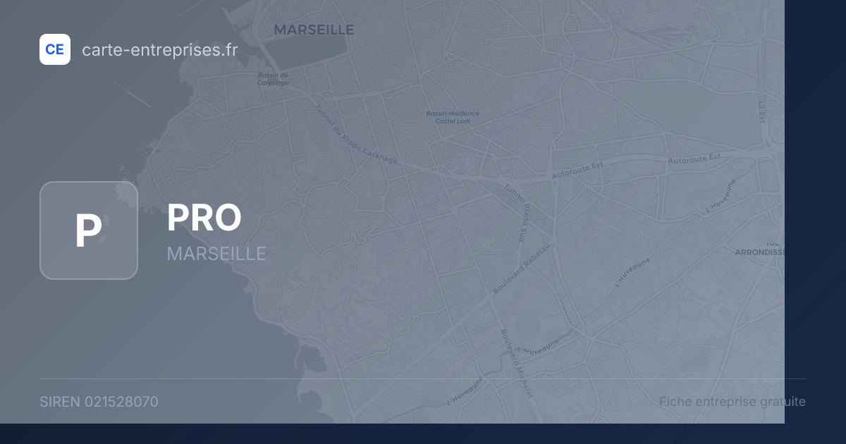 PRO — 021528070 — fiche entreprise