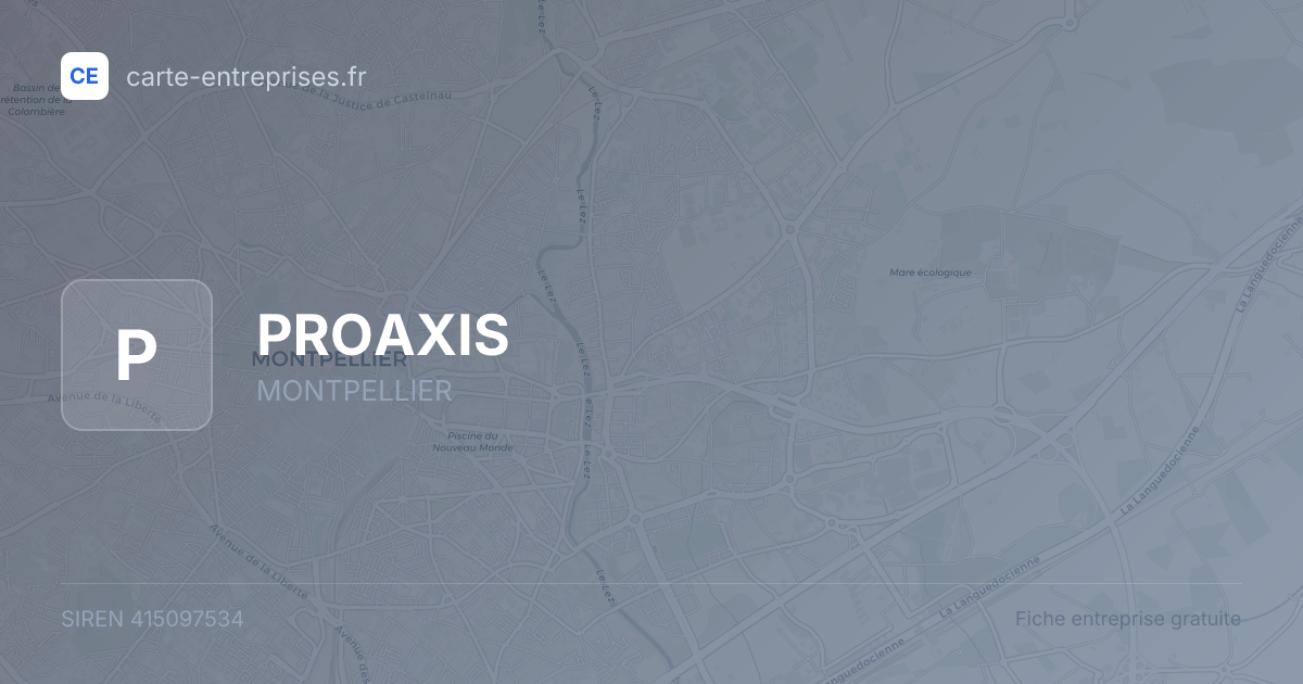 PROAXIS — 415097534 — fiche entreprise