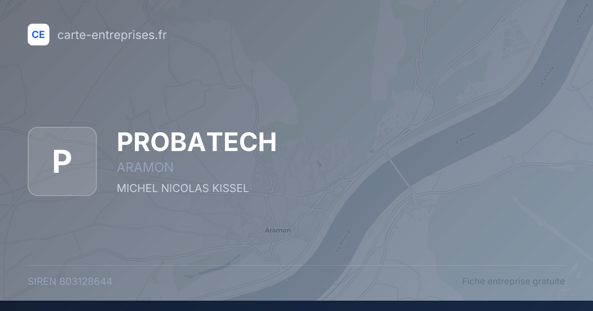 PROBATECH — 803128644 — fiche entreprise