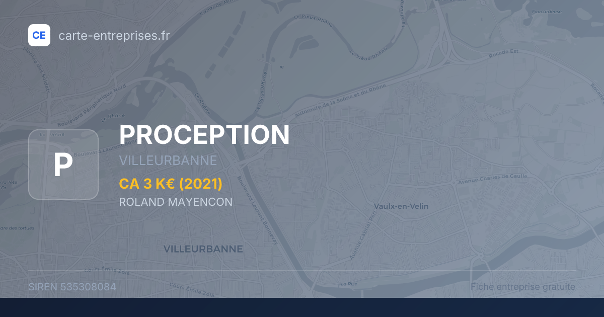 PROCEPTION — 535308084 — fiche entreprise
