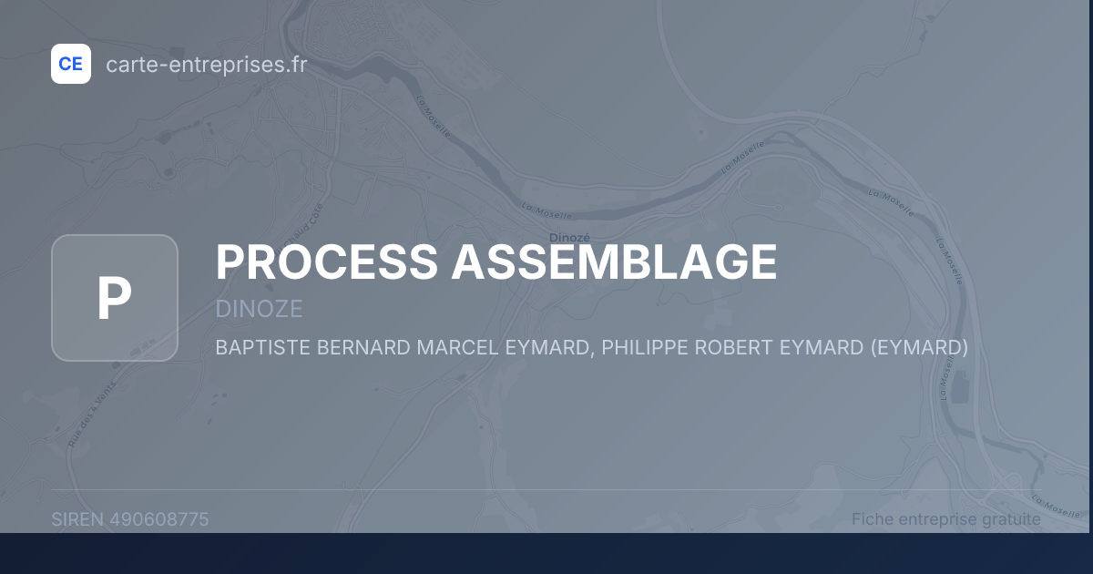 PROCESS ASSEMBLAGE — 490608775 — fiche entreprise