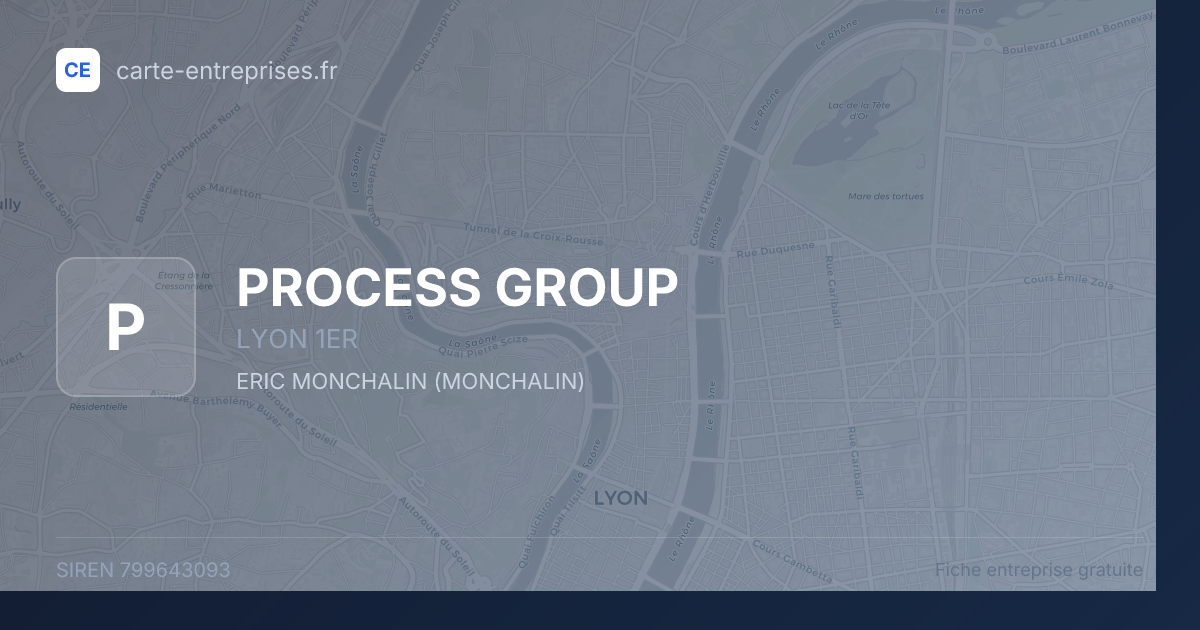 PROCESS GROUP — 799643093 — fiche entreprise