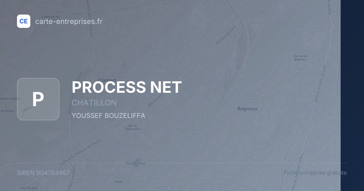 PROCESS NET — 904764867 — fiche entreprise