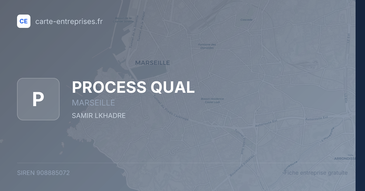 PROCESS QUAL — 908885072 — fiche entreprise