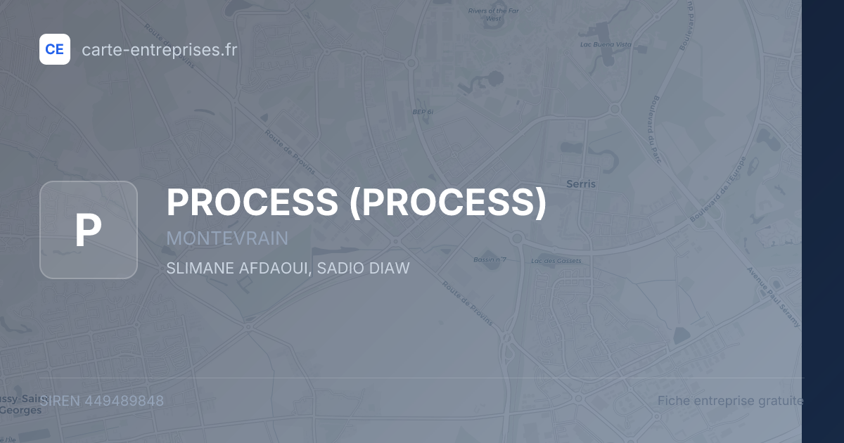 PROCESS — 449489848 — fiche entreprise