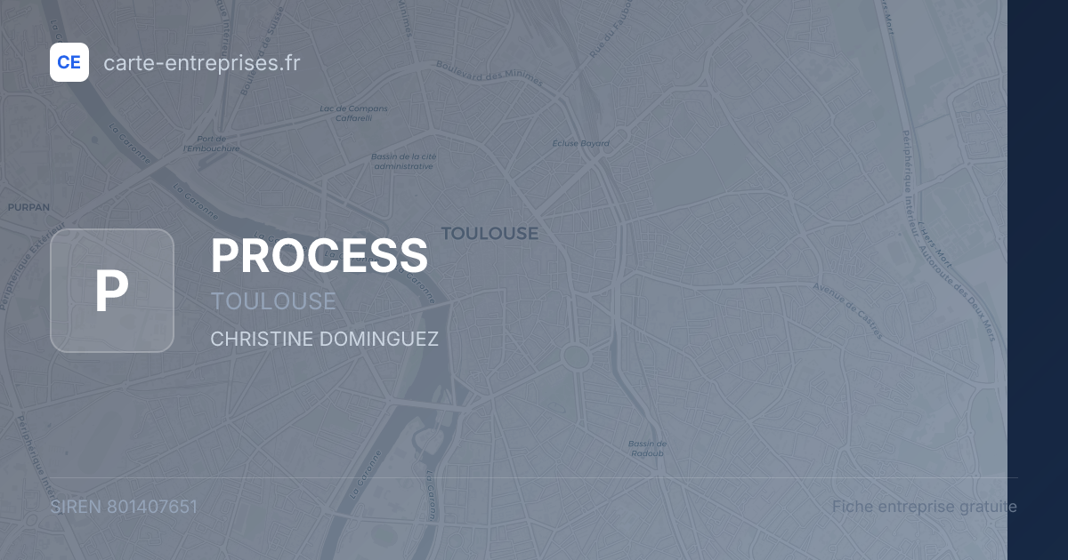 PROCESS — 801407651 — fiche entreprise