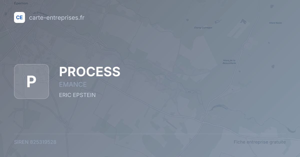 PROCESS — 825319528 — fiche entreprise