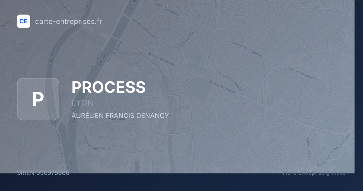 PROCESS — 990975666 — fiche entreprise