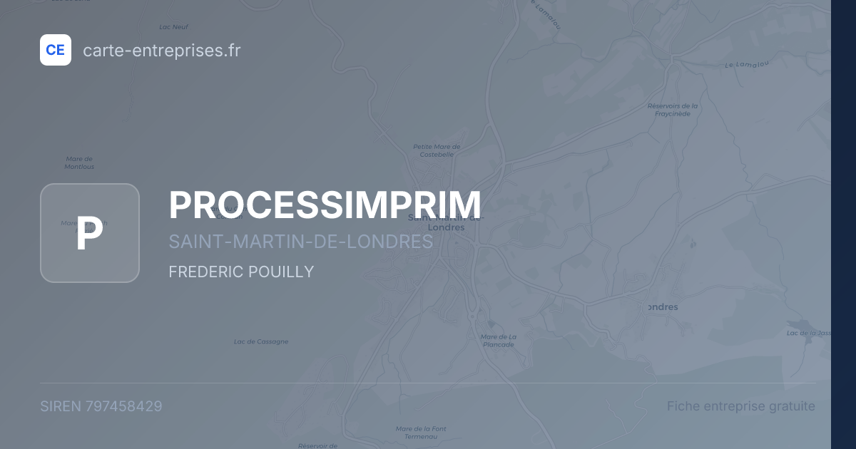 PROCESSIMPRIM — 797458429 — fiche entreprise