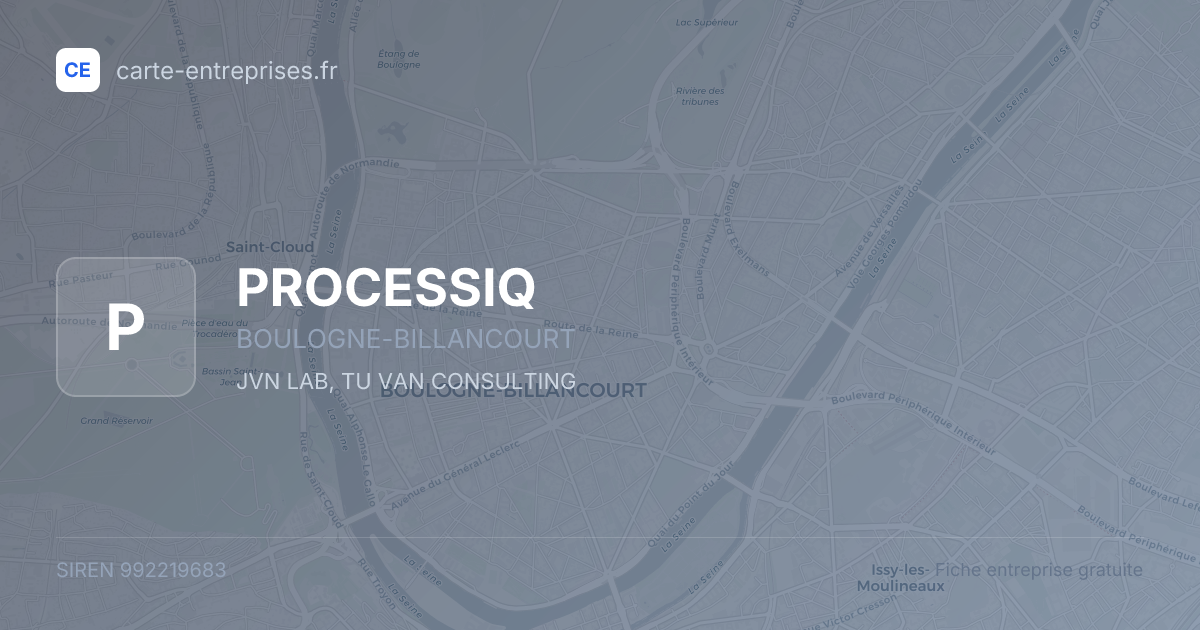 PROCESSIQ — 992219683 — fiche entreprise