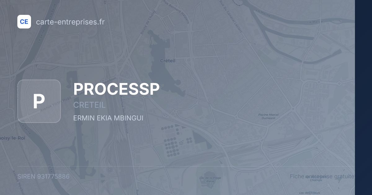 PROCESSP — 931775886 — fiche entreprise