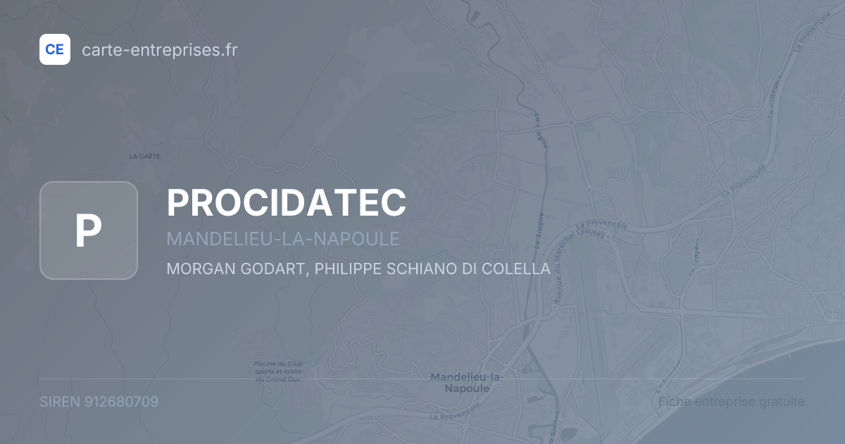 PROCIDATEC — 912680709 — fiche entreprise