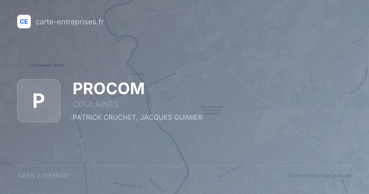 PROCOM — 378828461 — fiche entreprise