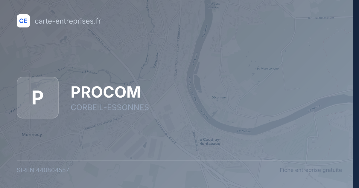 PROCOM — 440804557 — fiche entreprise