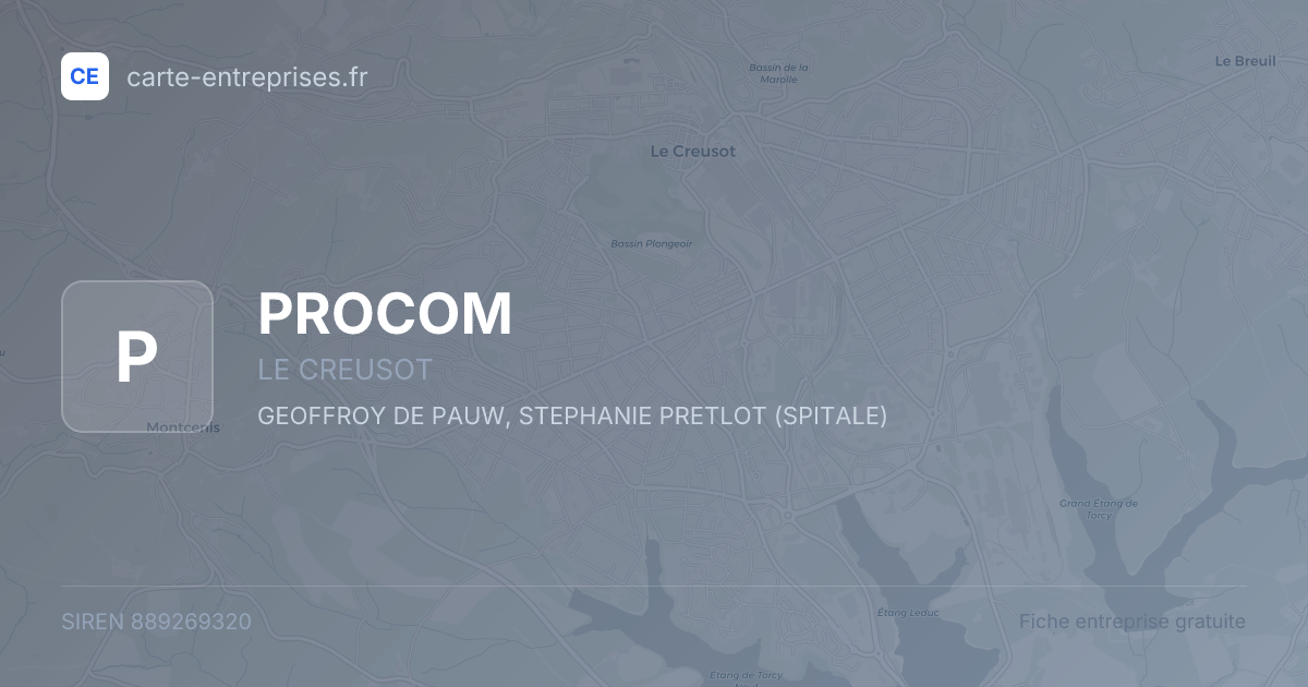 PROCOM — 889269320 — fiche entreprise