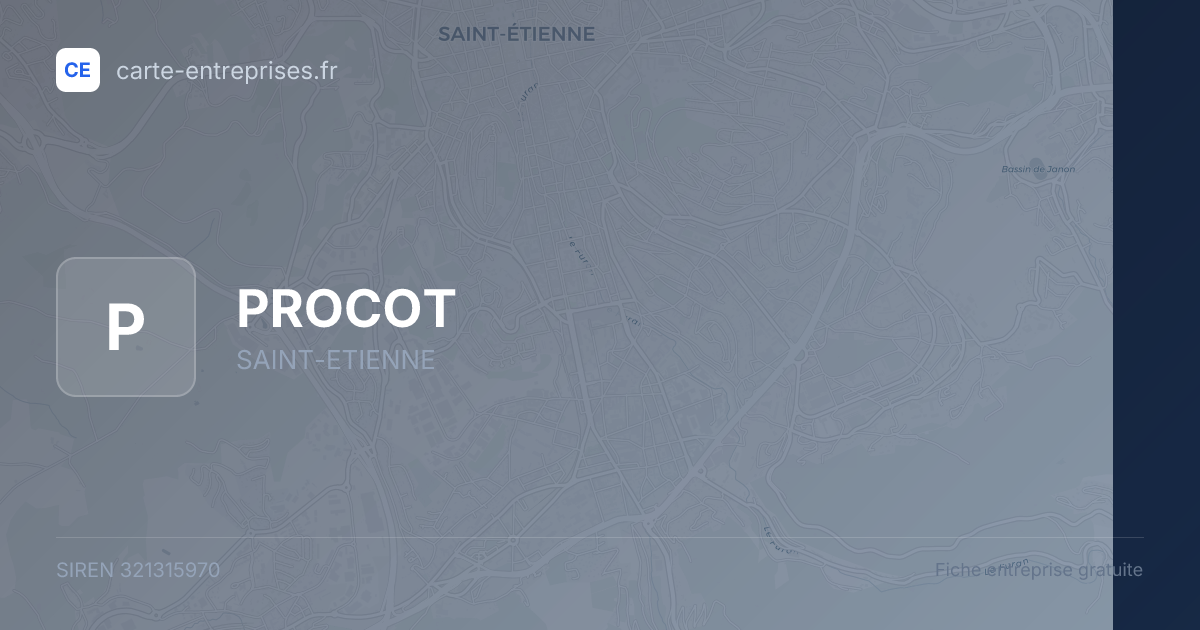 PROCOT — 321315970 — fiche entreprise
