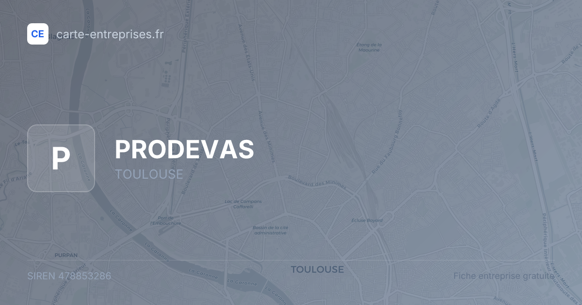PRODEVAS — 478853286 — fiche entreprise
