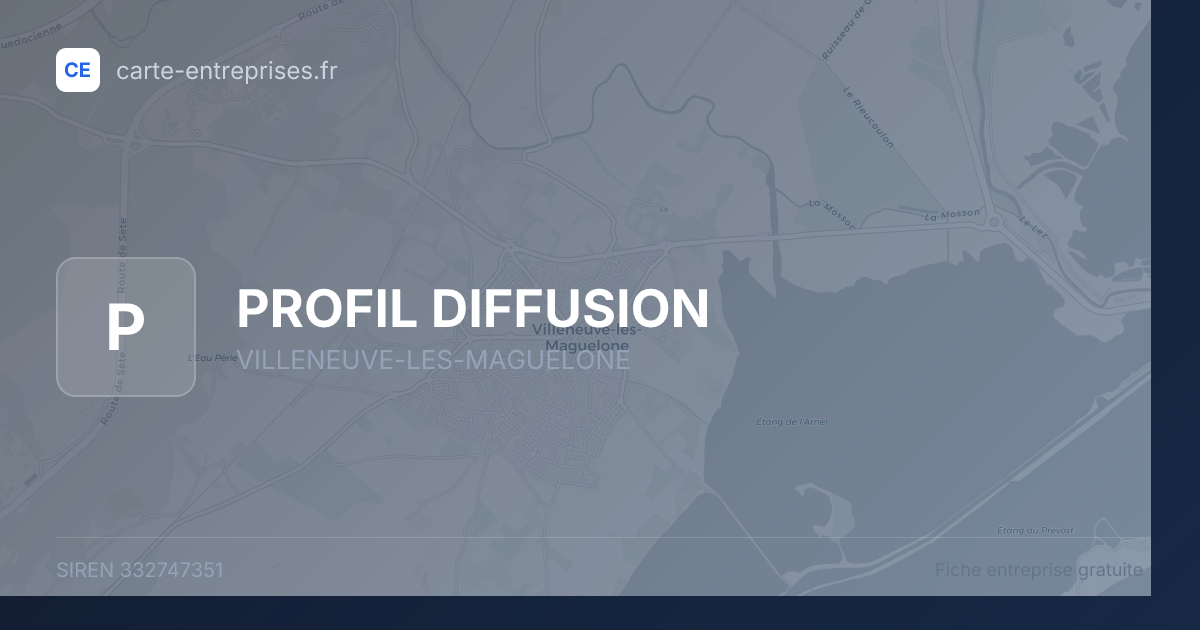 PROFIL DIFFUSION — 332747351 — fiche entreprise