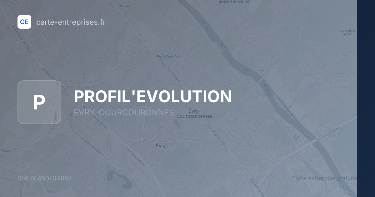 PROFIL'EVOLUTION — 450704887 — fiche entreprise