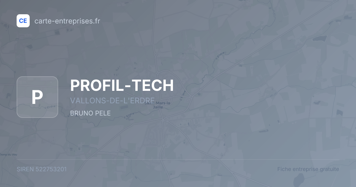 PROFIL-TECH — 522753201 — fiche entreprise