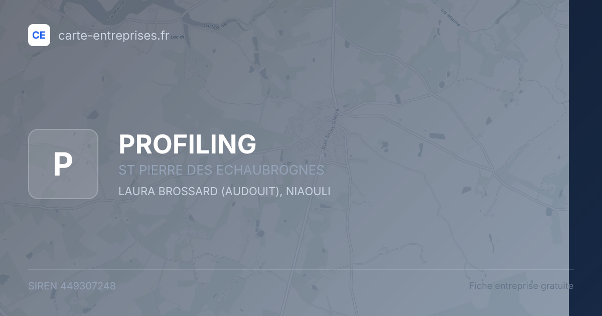 PROFILING — 449307248 — fiche entreprise