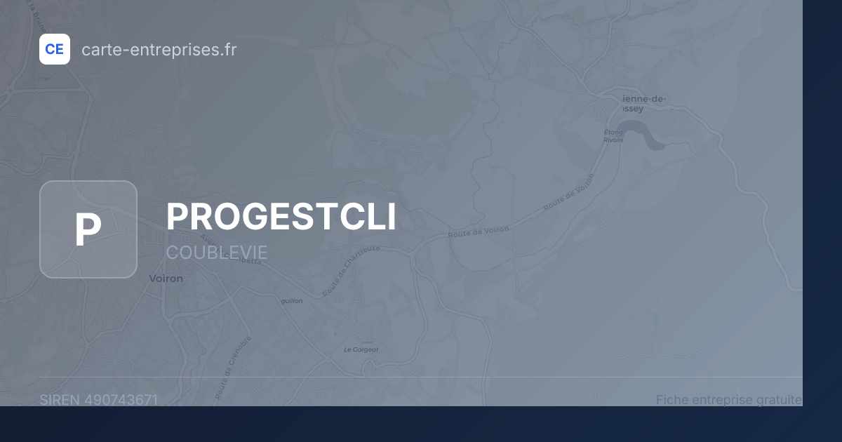 PROGESTCLI — 490743671 — fiche entreprise