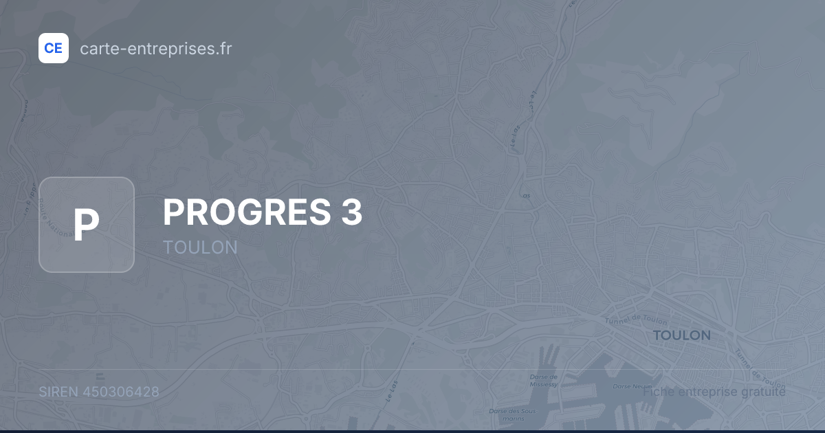 PROGRES 3 — 450306428 — fiche entreprise