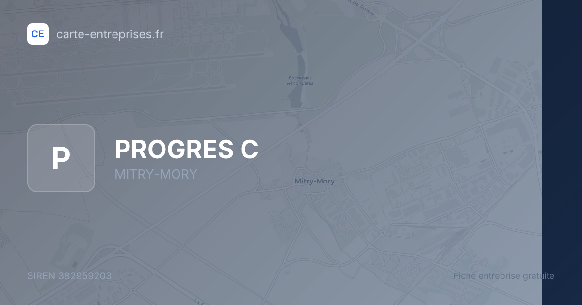 PROGRES C — 382959203 — fiche entreprise