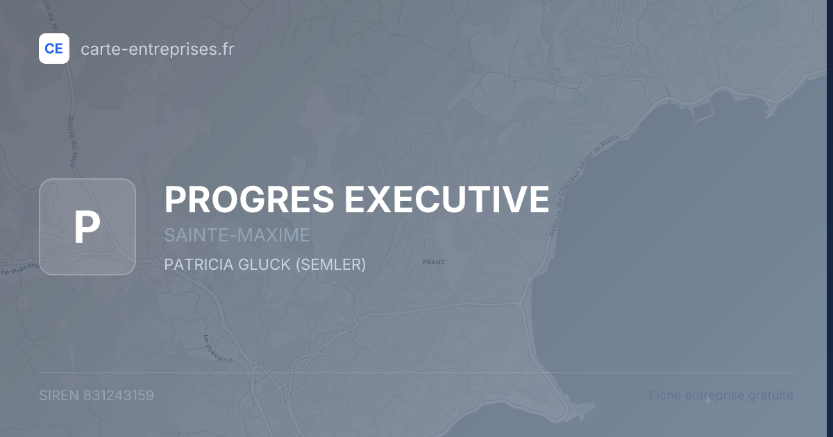 PROGRES EXECUTIVE — 831243159 — fiche entreprise