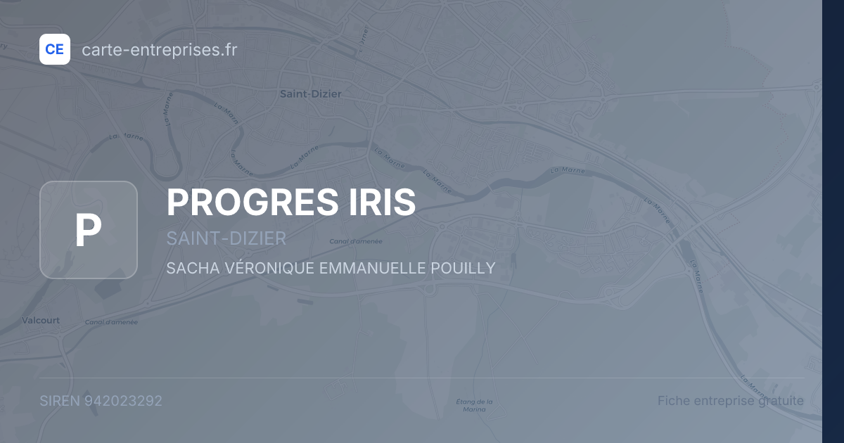 PROGRES IRIS — 942023292 — fiche entreprise