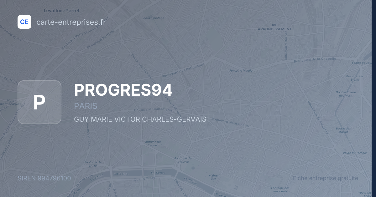 PROGRES94 — 994796100 — fiche entreprise