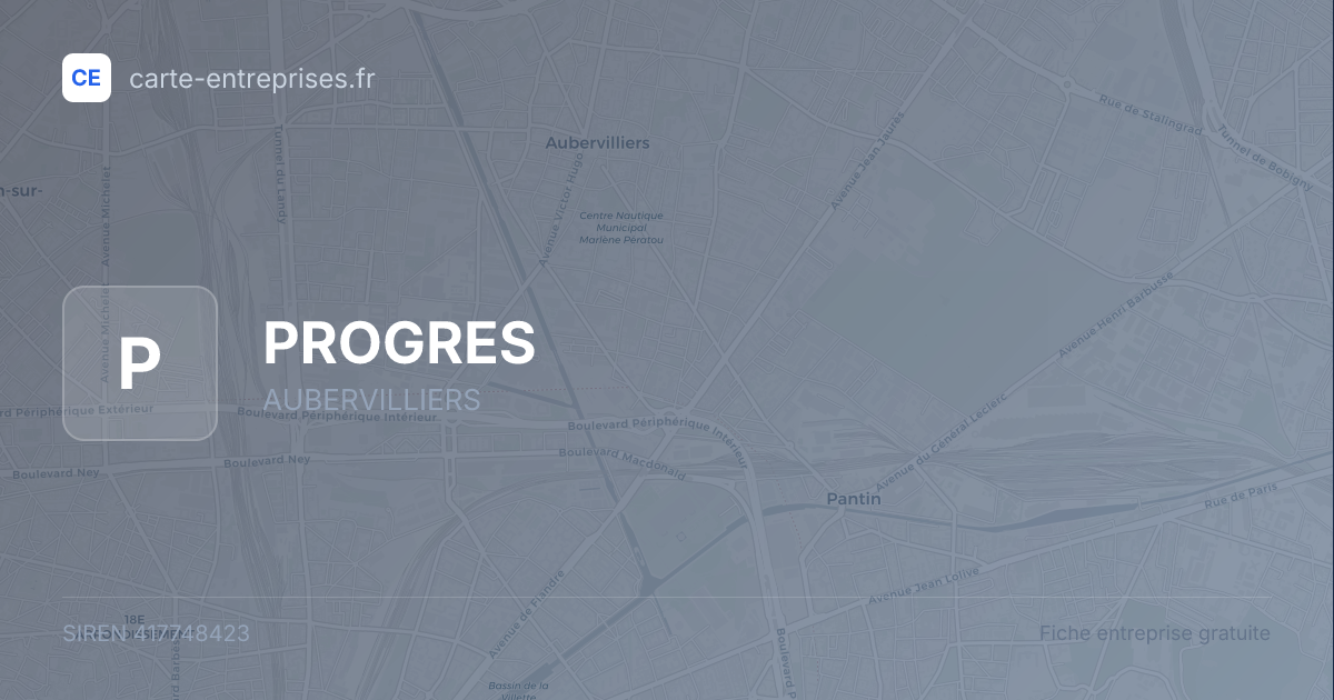 PROGRES — 417748423 — fiche entreprise
