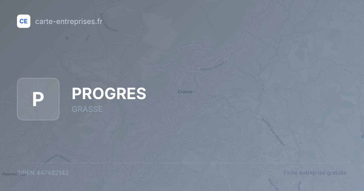 PROGRES — 447482142 — fiche entreprise