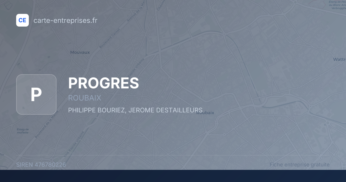 PROGRES — 476780226 — fiche entreprise