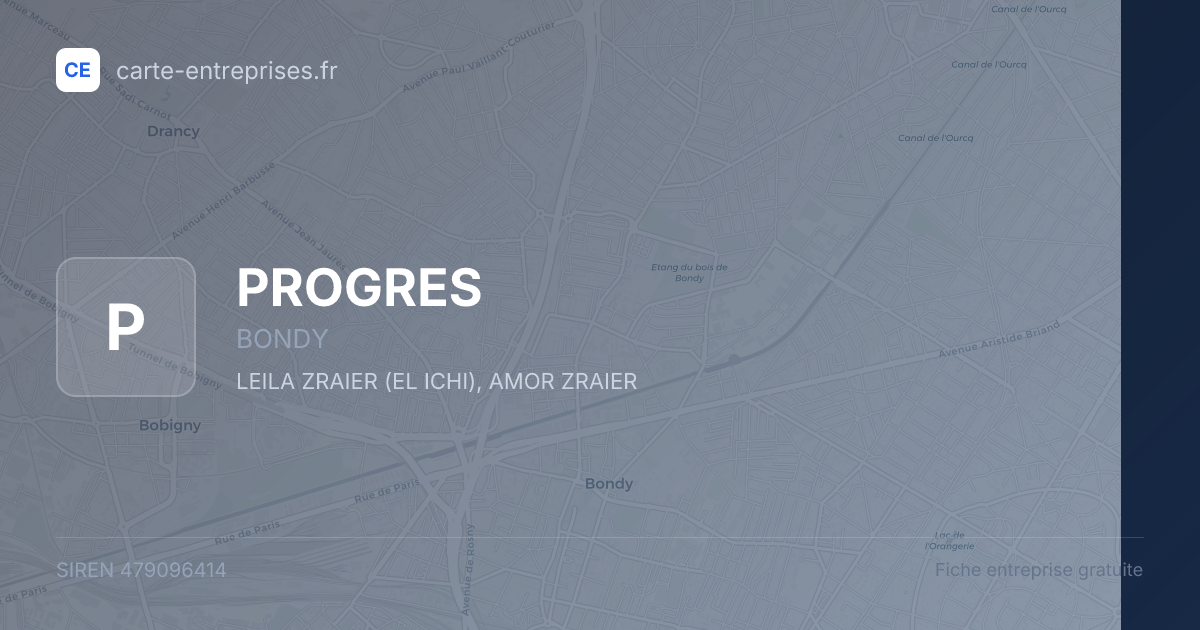 PROGRES — 479096414 — fiche entreprise