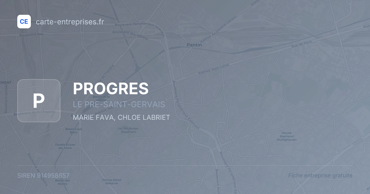 PROGRES — 914958657 — fiche entreprise