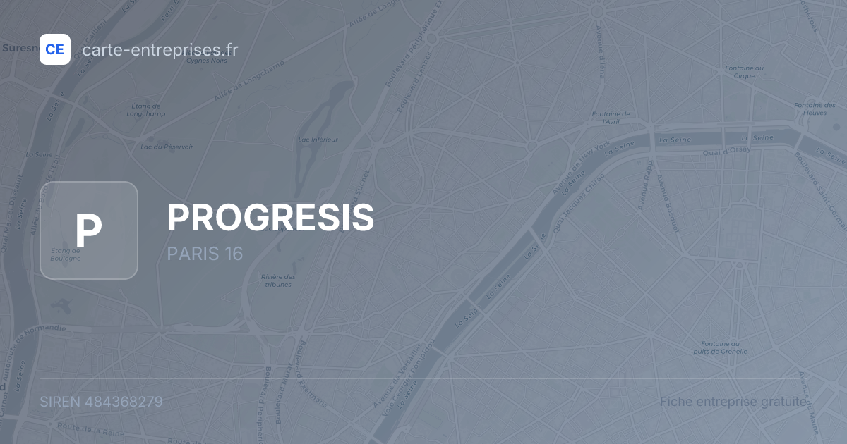 PROGRESIS — 484368279 — fiche entreprise